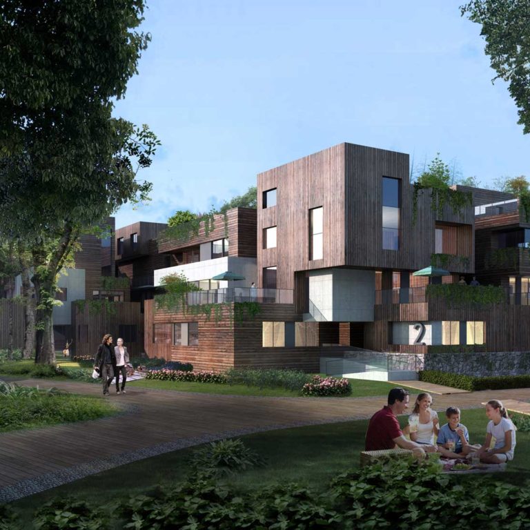 Plot E Masterplan en Yantai (China)