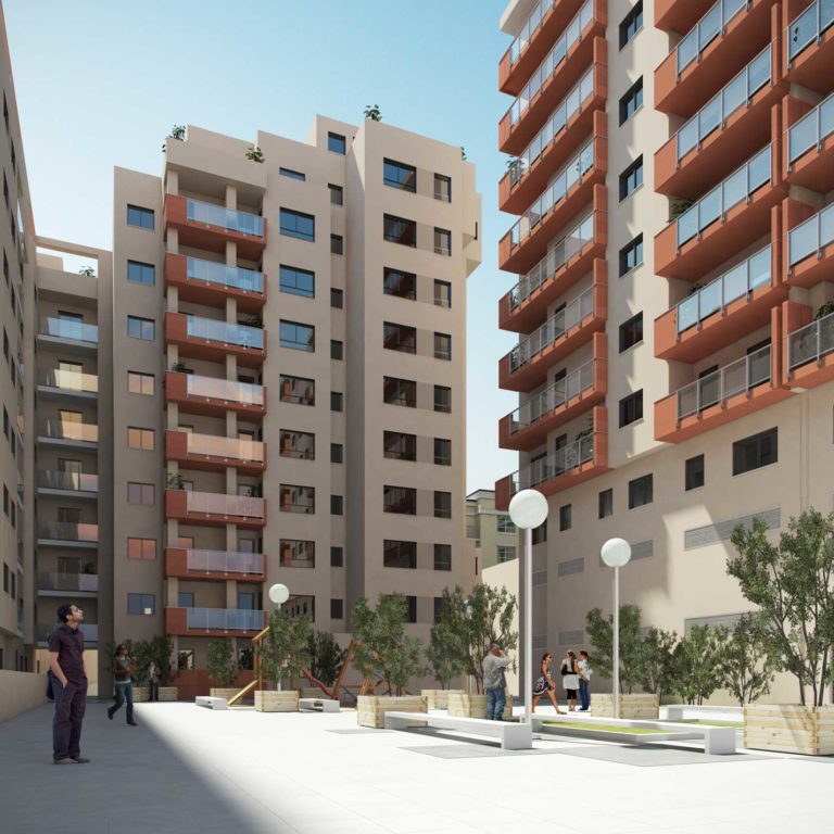 158 viviendas y comercial_Argel (Argelia)